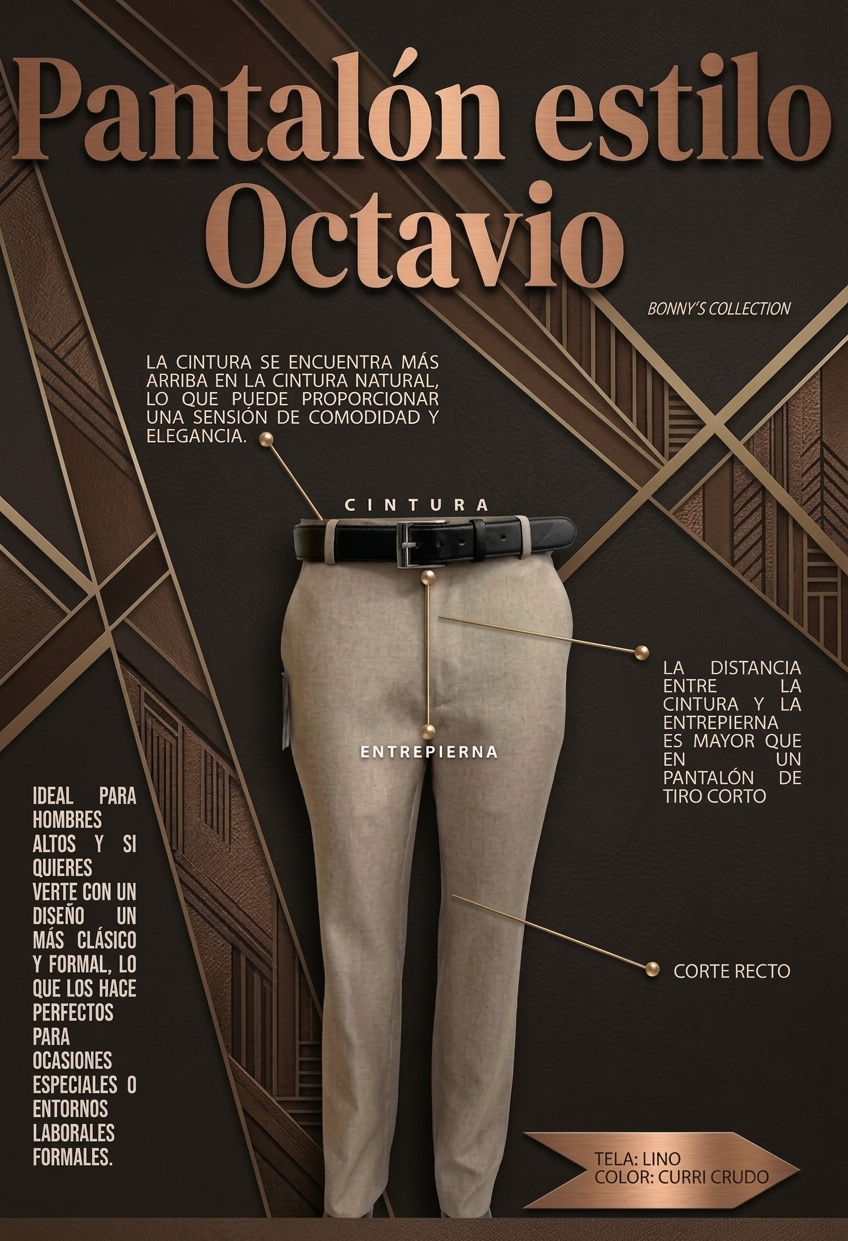 Guía Pantalón estilo Octavio